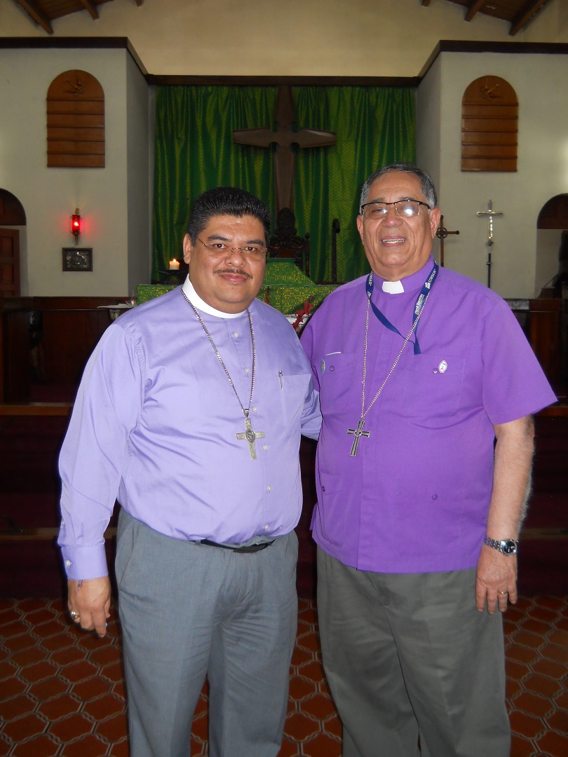 photograph of bishops Silvestre and Armando, Guatemala City